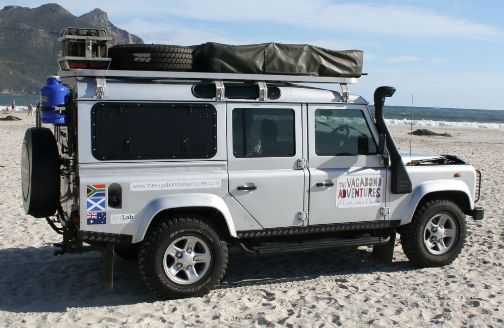 bike rack for land rover defender 110